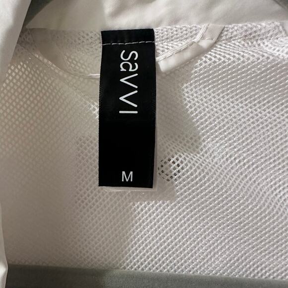SAVVI Jackie Logo Jacket White, size M - Picture 2 of 8